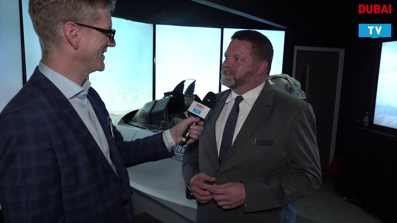 Darrell Seale interviewed at the 2019 Dubai Airshow