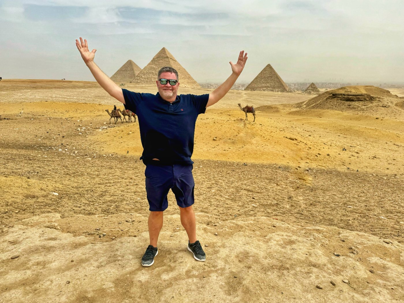 Darrell Seale in Giza, Egypt (2024)