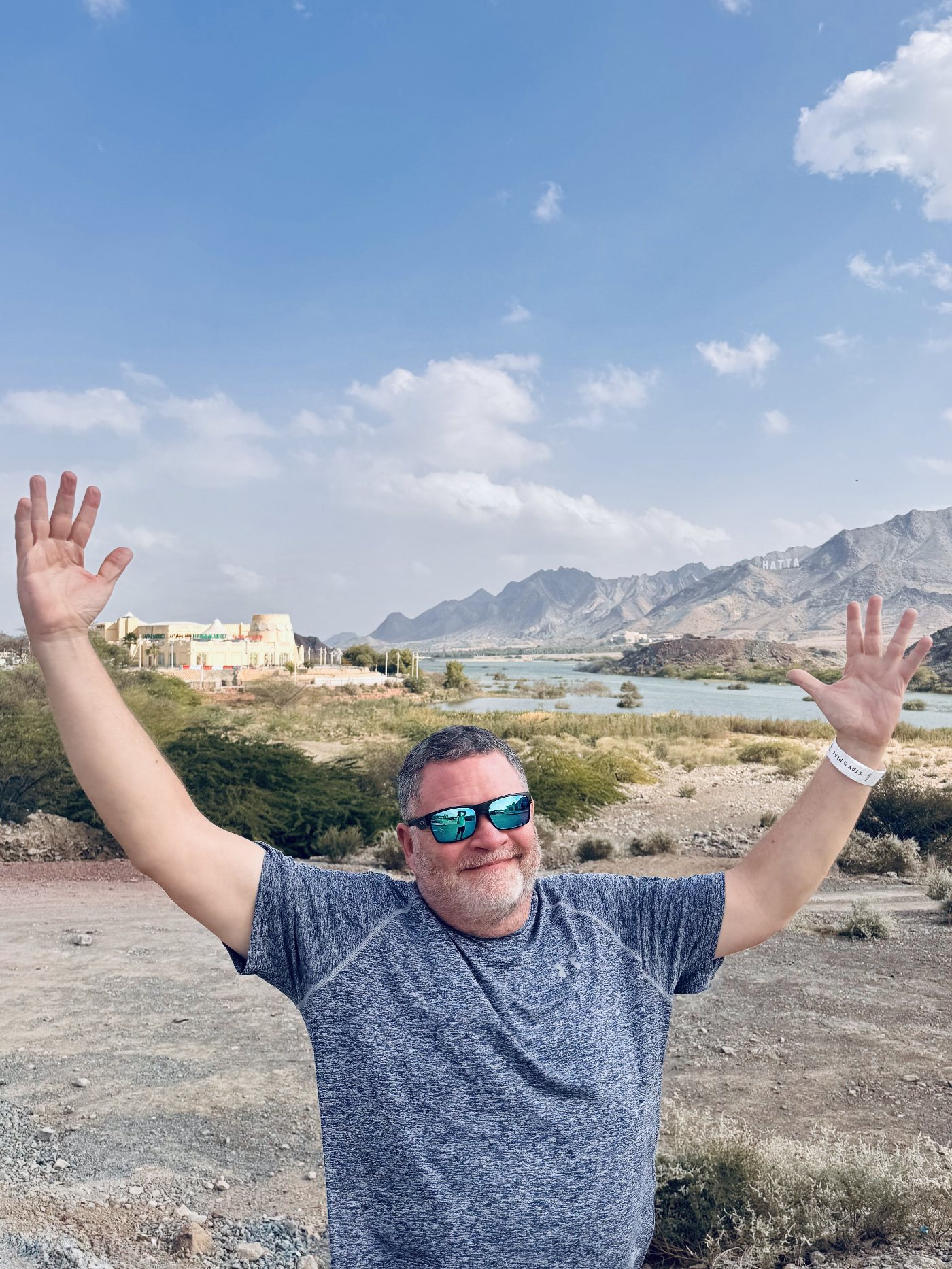 Darrell Seale in the Hajar Mountains at Hatta, UAE (2025)