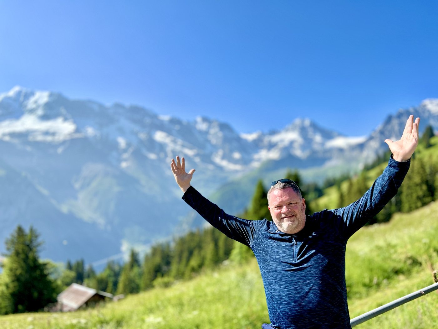 Darrell Seale in Lauterbrunnen, Switzerland, 2023