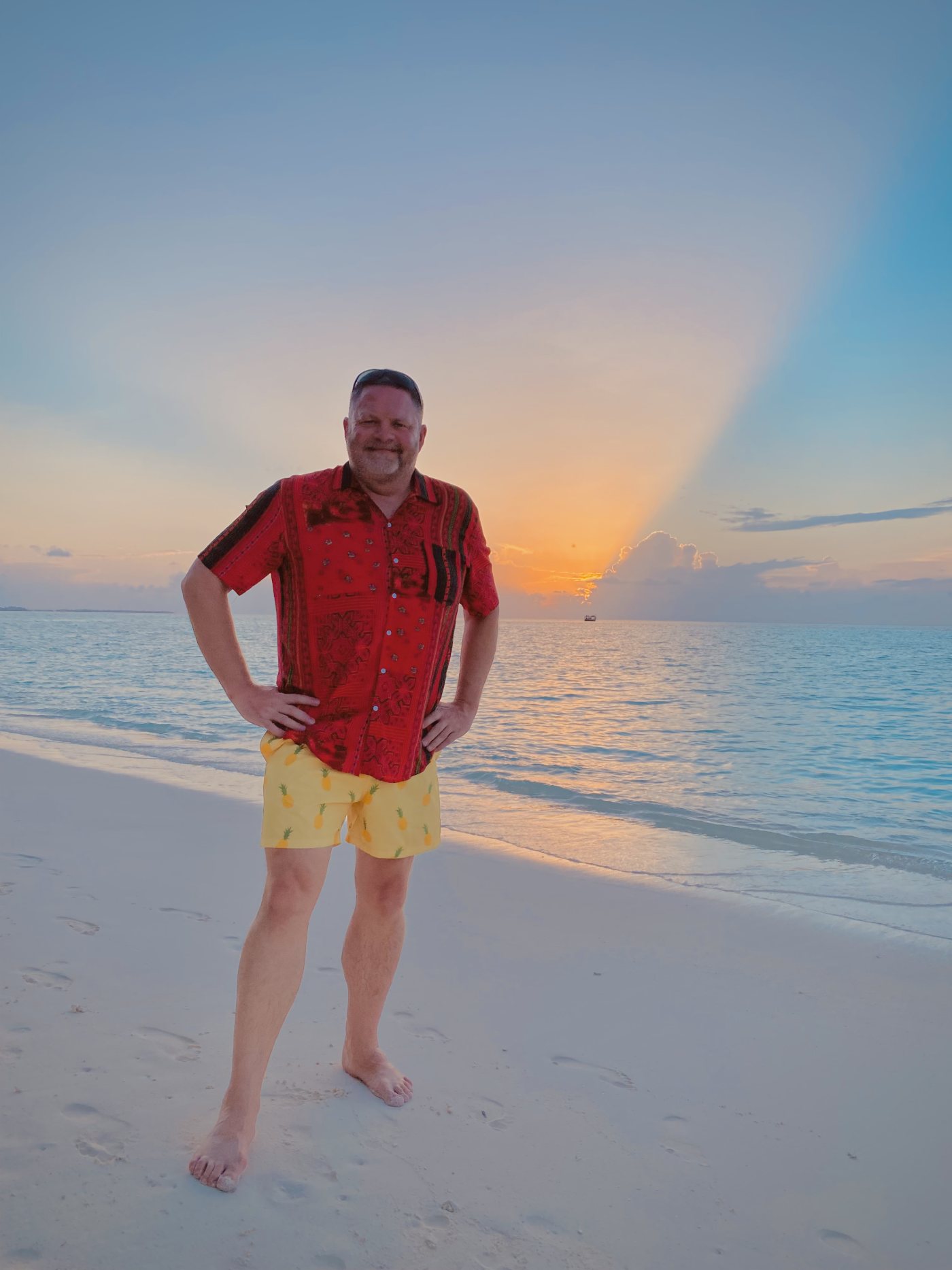 Darrell Seale in the Maldives (2021)
